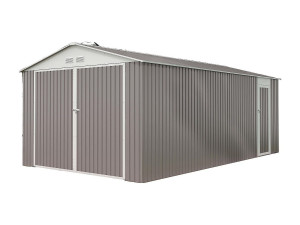 Habitat et jardin Garage metaal met openslaande deuren schuur "Nevada" - 18,56 m²