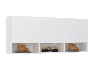 Mueble Suspendido haaus Malmo, 3 Puertas, Blanco, 144 x 27 x 60 cm