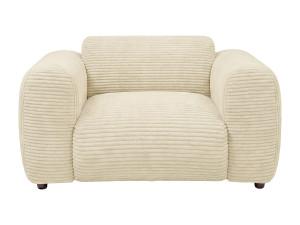 Unique Sillón de pana beige POGNI de Maison Céphy