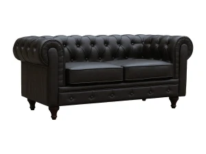 Habitat et jardin Sofá Chesterfield "Aliza"- 2 plazas - Marron