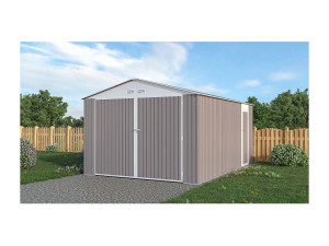 Habitat et jardin Garage metaal met openslaande deuren schuur "Nevada" - 15,36 m²