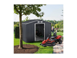 Habitat et jardin Tuinhuisje metaal "Vegas" - 5,29 m2 (4,83 m2 grondoppervlak) - Grijs