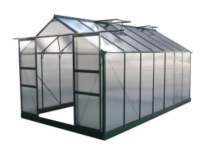 Habitat et jardin Estufa de jardim em policarbonato "Dahlia" Fir Green 13,29 m²