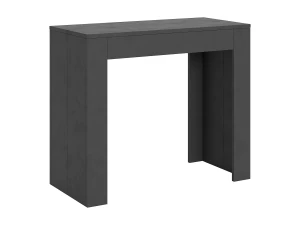 ITAMOBY Consola extensible 90x42/198 cm Emy Small Antracita Espatulado