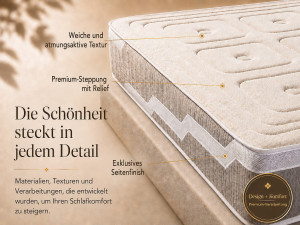 Schuimmatras DORMISSIMO NATUURLIJK ORGANIC 120X200 Hoogte 25 cm