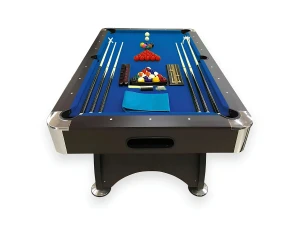 ELITESHOPPING Mesa de Bilhar de 7 Pés Completa com Acessórios – Iron Blue
