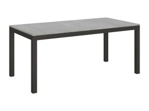 ITAMOBY Mesa extensible 180/440x90 cm Everyday Evolution cemento estructura et patas antracita