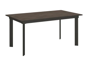ITAMOBY Mesa extensible 90x160/220 cm Cumar Nogal estructura Antracita