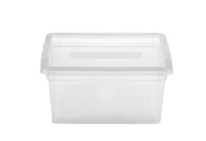 Κουτί Αποθήκευσης Πλαστικό Budget M19.5xΠ16.3xY9.5cm 2lt Διάφανο