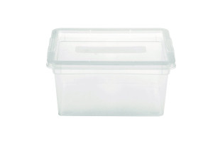 Κουτί Αποθήκευσης Πλαστικό Budget M33.5xΠ26.4xY13.7cm 11lt Διάφανο