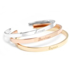 Jonc femme personnalisé - Trio