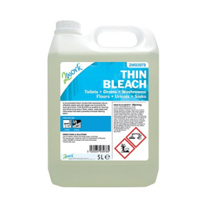 2Work Thin Bleach 5 Litre 2W03978