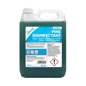2Work Disinfectant and Deodoriser Fresh Pine 5 Litre Bulk Bottle 2W03986