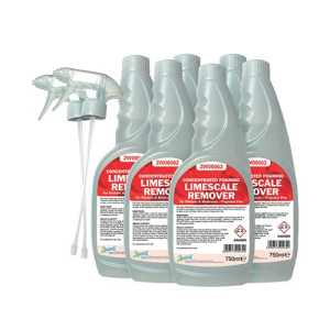 2Work Limescale Remover Trigger Spray 750ml (Pack of 6) 2W07244