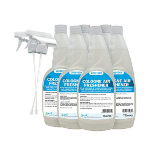 2Work Cologne Air Freshener Trigger Spray 750ml (Pack of 6) 2W07247