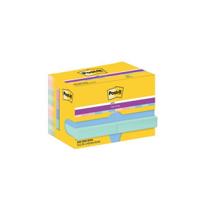 Post-it Super Sticky Notes 47.6x47.6mm 90 Sheets Soulful (Pack of 12) 622-12SS-SOUL