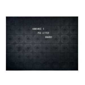 Announce Peg Letter Board 1225x920mm 1/ECON-5/VC/EC-KIT692