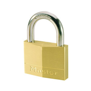 Master Lock Magnum Padlock 30mm Solid Brass with Keys 40043