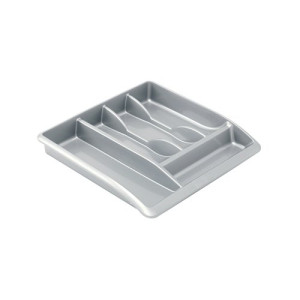 Addis Cutlery Tray Metallic Grey 510855