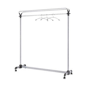 Alba Garment Coat Rack with Brakes Metal 1530x540x1715mm PMGROUP3