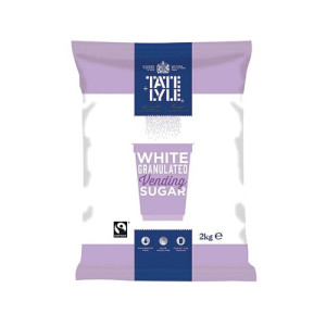 Tate and Lyle White Vending Sugar 2kg (Pack of 6) A00696PACK