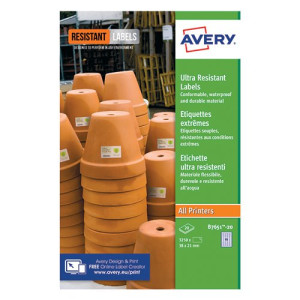 Avery Ultra Resistant Lavels 38x21mm (Pack of 1300) B7651-20