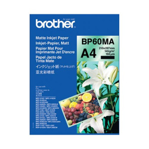 Brother Inkjet Paper Matt A4 Black (Pack of 25) BP60MA