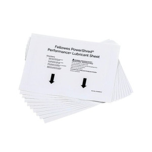 Fellowes Powershred Performance+ Lubricant Sheets (Pack of 10) 4025601