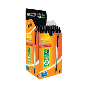 Bic Ecolutions Clic Stick Black (Pack of 50)