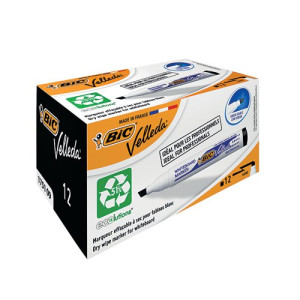 Bic Velleda 1751 Drywipe Marker Black (Pack of 12) 1199175109