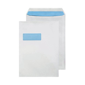 Blake PurelyEveryday C4 90gsm Seal White Window Envelopes (Pack of 50) 12892/50PR