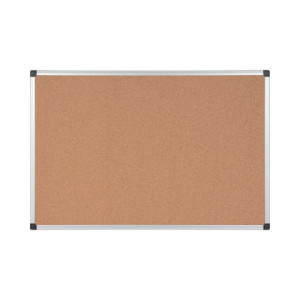 Bi-Office Aluminium Frame Cork Noticeboard 1200x900mm CA051170