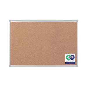 Bi-Office Earth-It Aluminium Frame Cork Board 1200x900mm CA051790