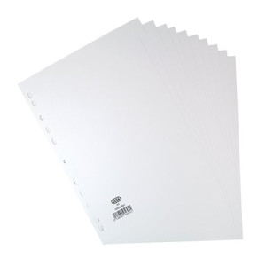 Elba 10-Part Divider 160gsm Manilla Multipunched A4 White 100204881