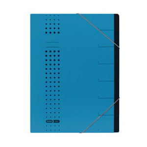 Elba Chic Heavyweight Organiser File 7 Part A4 Blue 400002020