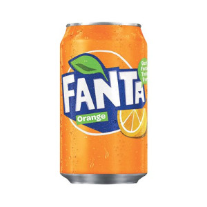 Fanta Orange Soft Drink 330ml Can (Pack of 24) 402006 A00769