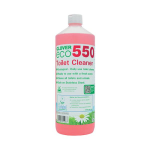 Clover ECO 550 Toilet Cleaner 1 Litre (Pack of 12) 550