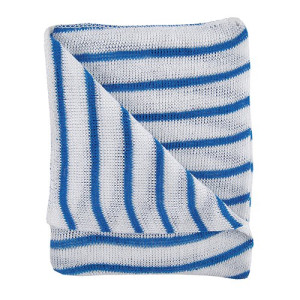 Hygiene Dishcloths 406x304mm Blue/White (Pack of 10) 100755BU
