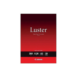 Canon A3 Pro Luster Photo Paper (20 Pack) 6211B007