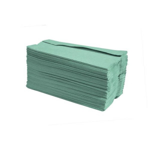 Maxima Green C-Fold Hand Towel 1-Ply Green 144x20 (Pack of 1380) MAx5053