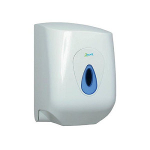2Work Lockable Centrefeed Hand Towel Dispenser White CT34038