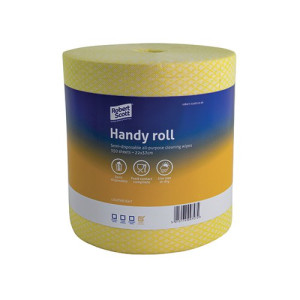 Robert Scott Handy Roll 350 Sheets Yellow (Pack of 2) 104628Y
