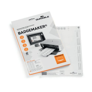 Durable Badgemaker Inserts 40x75mm (Pack of 240) 1453/02