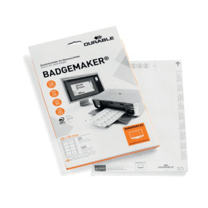 Durable Badgemaker Inserts 60x90mm (Pack of 160) 1456/02