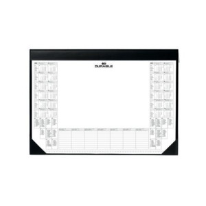 Durable Calendar Desk Mat 590 x 420mm Black 7291/01