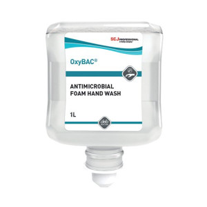 Deb OxyBAC Antibacterial Foam Wash 1 Litre Cartridge (Pack of 6) OXY1L