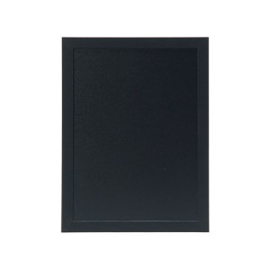 Securit Woody Chalkboard with White Chalk Marker and Mounting Kit 300xx10x400mm Black WBW-BL-30-40