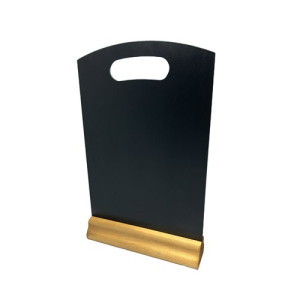 Deflecto A4 Countertop Chalkboard Information Display 210x55x335mm CTCBA4