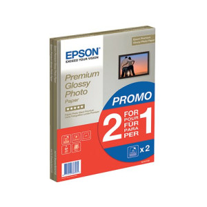 Epson Premium Glossy Photo A4 Paper 2-for-1 (Pack of 15 + 15 Free) C13S042169