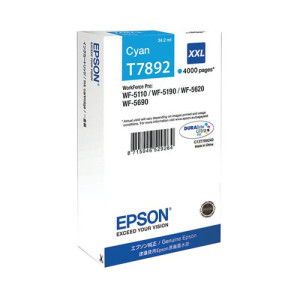 Epson T7892 Ink Cartridge DURABrite Ultra XXL Cyan C13T789240